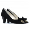 Damensandalen 1255 Schwarz Antilope