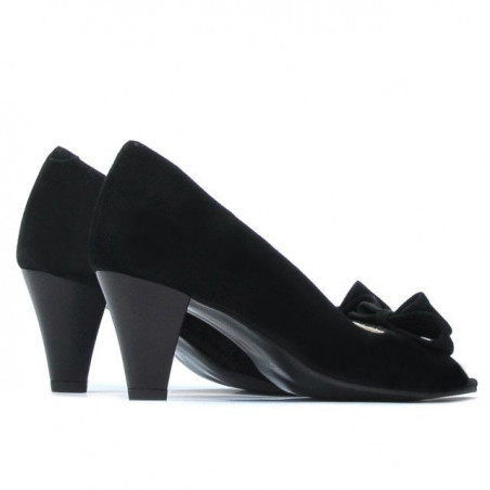 Damensandalen 1255 Schwarz Antilope