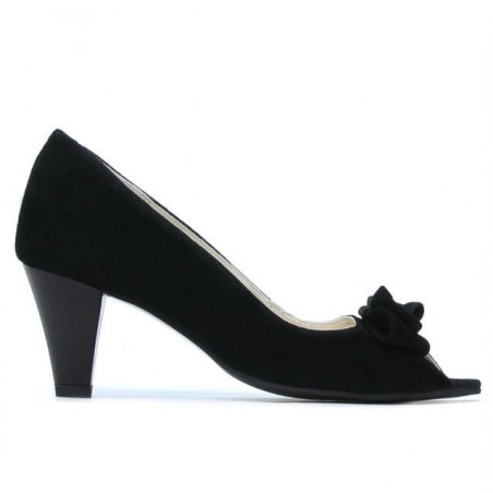 Damensandalen 1255 Schwarz Antilope
