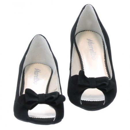 Damensandalen 1255 Schwarz Antilope