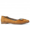 Damenballerinas 674 braun Velours