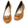 Damenballerinas 674 braun Velours