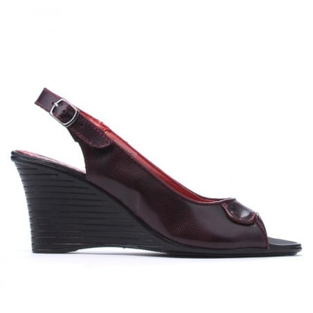 Damen Sandalen 596 Bordeaux