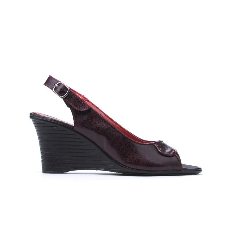 Damen Sandalen 596 Bordeaux
