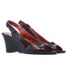 Damen Sandalen 596 Bordeaux
