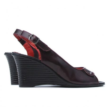 Damen Sandalen 596 Bordeaux