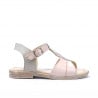 Sandalen für Kleinkinder 40c Lack beige+rosa