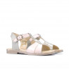 Sandalen für Kleinkinder 40c Lack beige+rosa