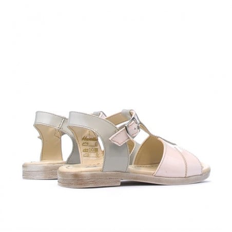 Sandalen für Kleinkinder 40c Lack beige+rosa