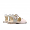 Sandalen für Kleinkinder 40c Lack beige+rosa