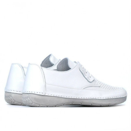 Damenmoccasins 672 weiß