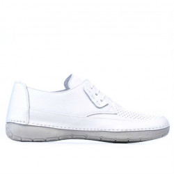 Damenmoccasins 672 weiß