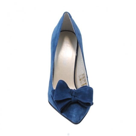 Elegante Damenschuhe 1252 türkis Antilope