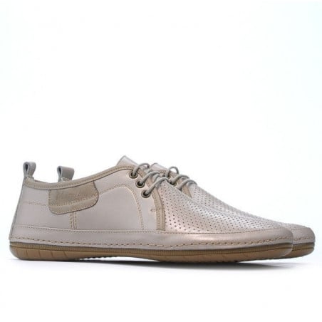Herren Mokassins 865 beige+Sand