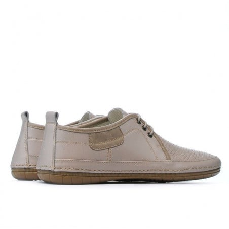 Herren Mokassins 865 beige+Sand