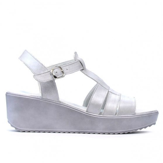 Damen Sandalen 5023 Perlmuttweiß Damen Sandalen 5023 Perlmuttweiß