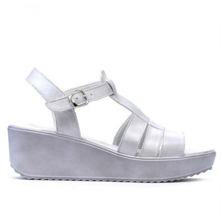 Damen Sandalen 5023 Perlmuttweiß