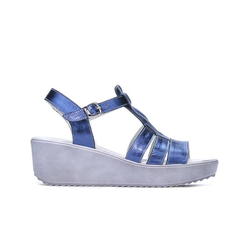 Damen Sandalen 5023 indigo perlmutt