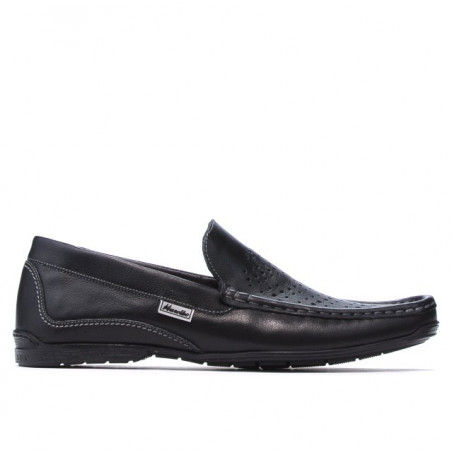 Herren-Mokassins 813p schwarz