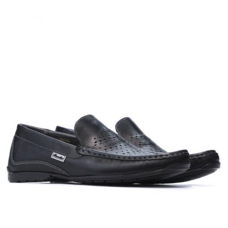 Herren-Mokassins 813p schwarz
