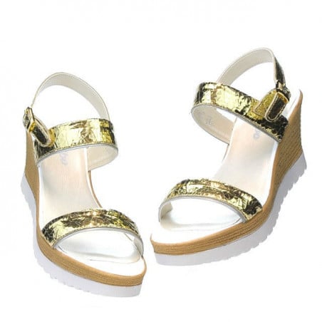 Damen Sandalen 5031 Gold