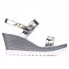 Damensandalen 5031 silber