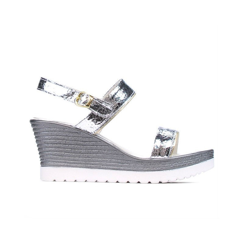 Damensandalen 5031 silber