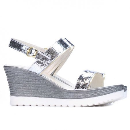 Damensandalen 5031 silber