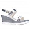 Damensandalen 5031 silber