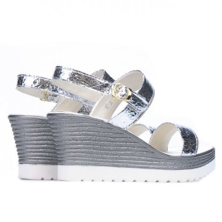Damensandalen 5031 silber