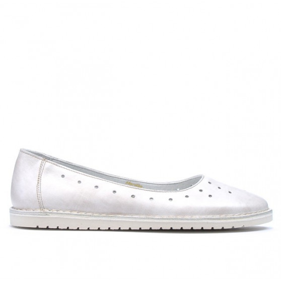 Damen Ballerinas 7004 beige Perlmutt Damen Ballerinas 7004 beige Perlmutt