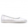 Damen Ballerinas 7004 beige Perlmutt