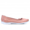 Damen Ballerinas 676 Rosa