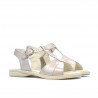 Kleinkinder Sandalen 40c Lack Beige Perlmutt