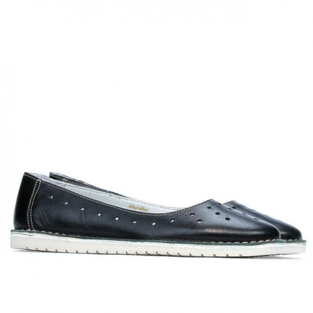 Damen-Ballerinas 7004 schwarz