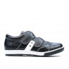 Kinderschuhe 134 schwarz+weiß