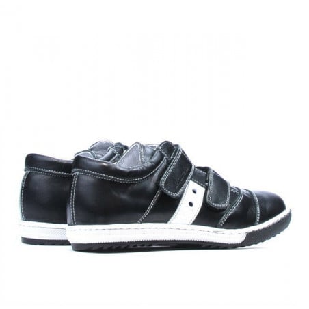 Kinderschuhe 134 schwarz+weiß