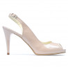 Damen Sandalen 1250 Lack Elfenbein