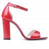 Damensandalen 1259 Lack Rot
