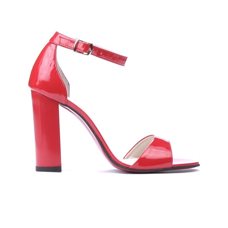 Damensandalen 1259 Lack Rot