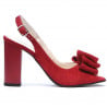 Damen Sandalen 1256 rot Antilope