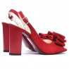 Damen Sandalen 1256 rot Antilope