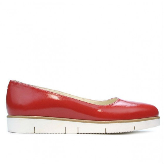Damen Casual Schuhe 677 Lack Rot Damen Casual Schuhe 677 Lack Rot