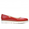 Damen Casual Schuhe 677 Lack Rot