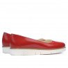 Damen Casual Schuhe 677 Lack Rot
