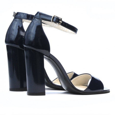 Damensandalen 1259 Lack Indigo