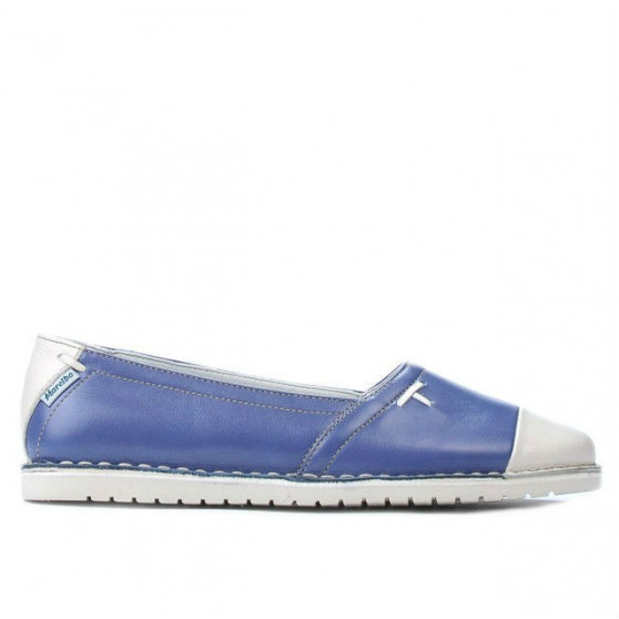 Damen-Ballerinas 7003 Blau-kombiniert