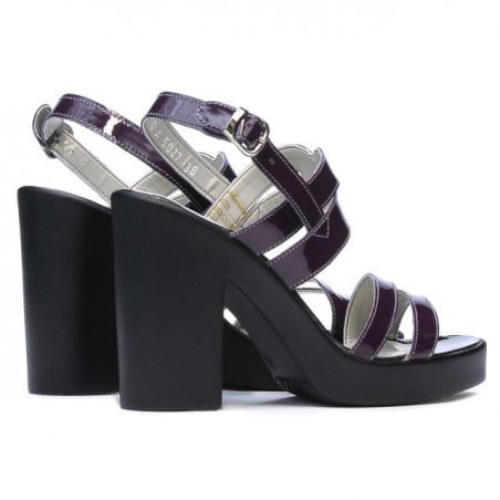 Damen Sandalen 5027 Lack Lila