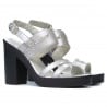 Damen Sandalen 5027 silber lackiert