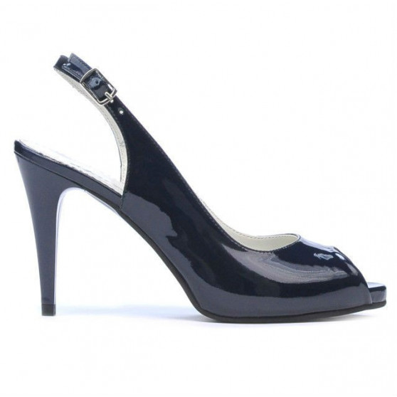 Damen Sandalen 1250 Lack Indigo Damen Sandalen 1250 Lack Indigo